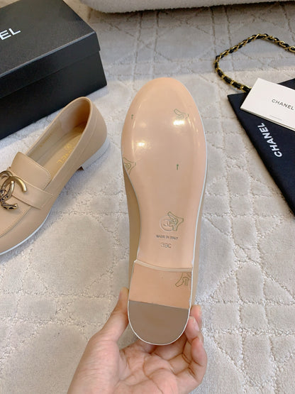 Chanel Classic Big Logo Loafers