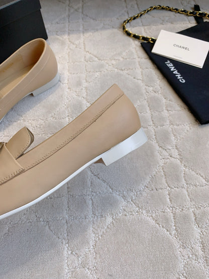 Chanel Classic Big Logo Loafers