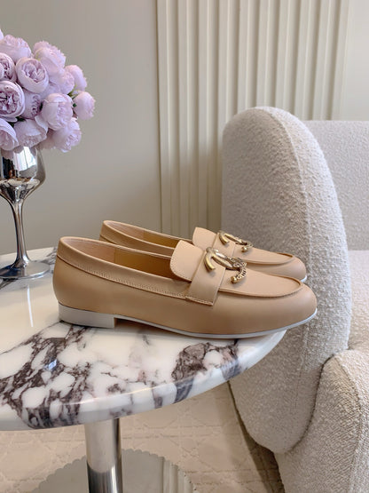Chanel Classic Big Logo Loafers