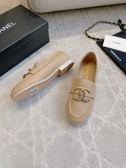 Chanel Classic Big Logo Loafers