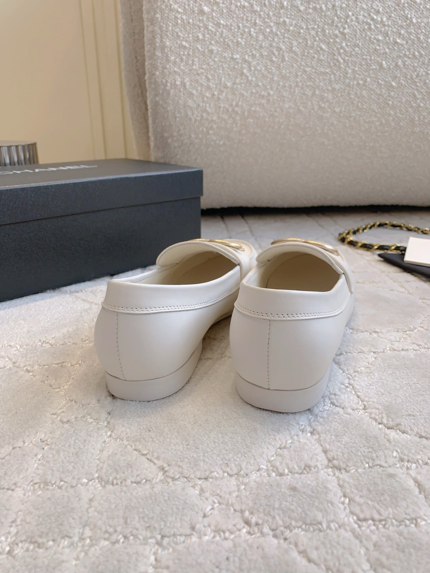 Chanel Classic Big Logo Loafers