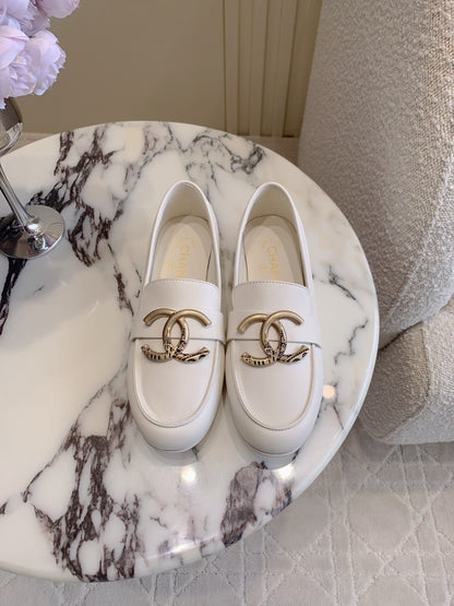 Chanel Classic Big Logo Loafers