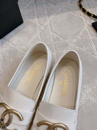 Chanel Classic Big Logo Loafers