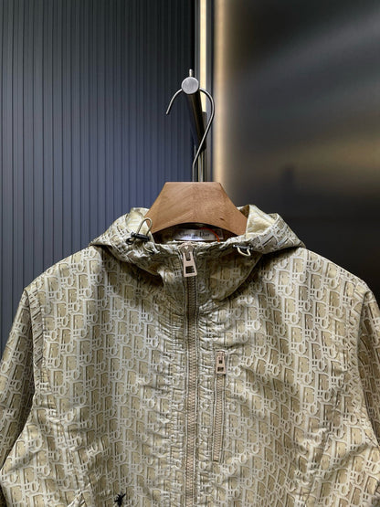 Dior Oblique Jacquard Hooded Jacket – 25SS