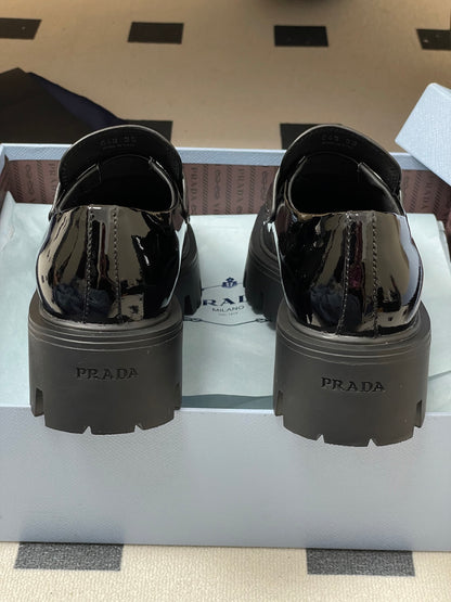 Prada Thick-Soled Platform Loafers – 25FW