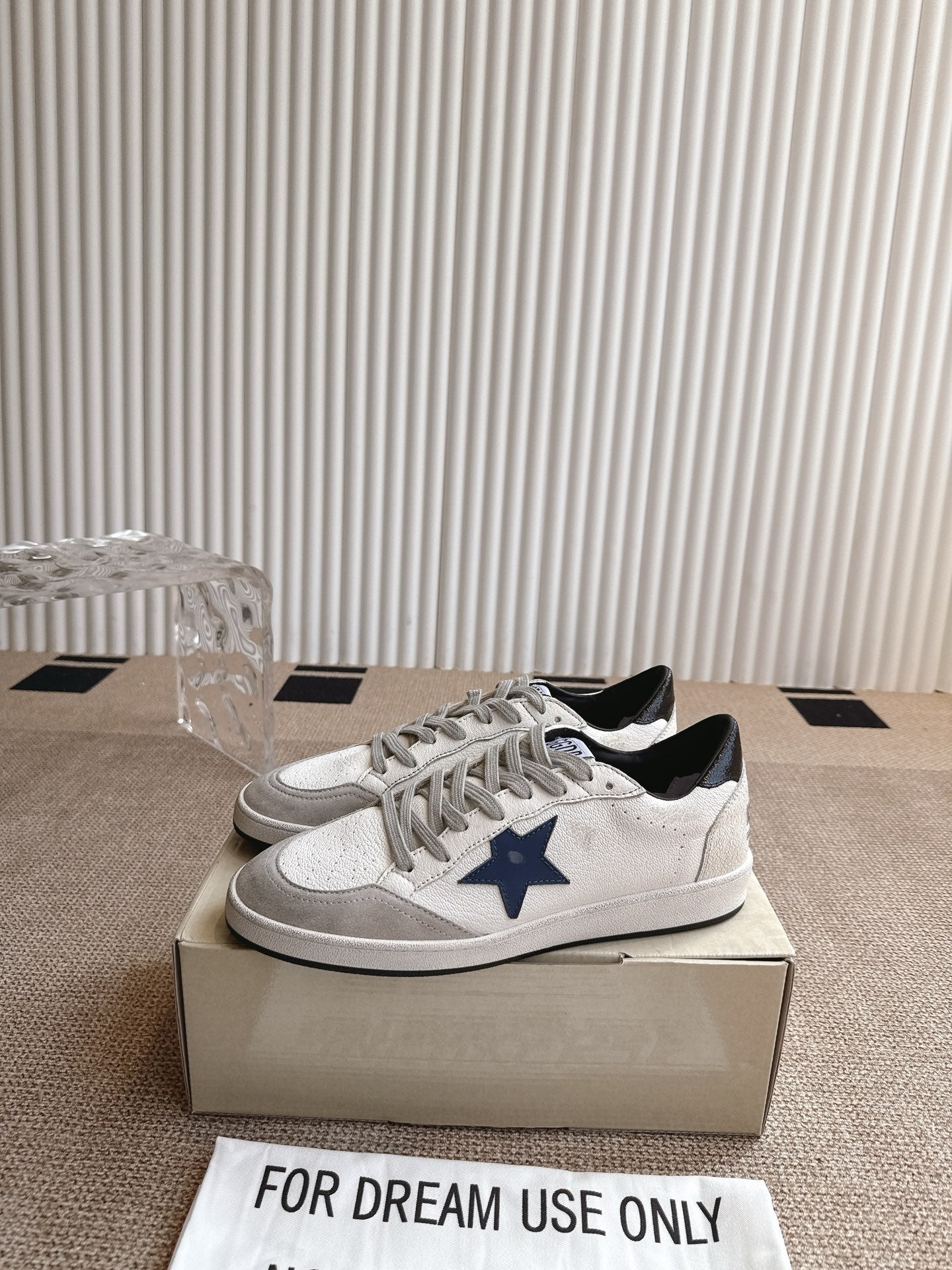 Golden Goose Distressed Leather Sneakers