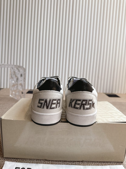 Golden Goose Distressed Leather Sneakers