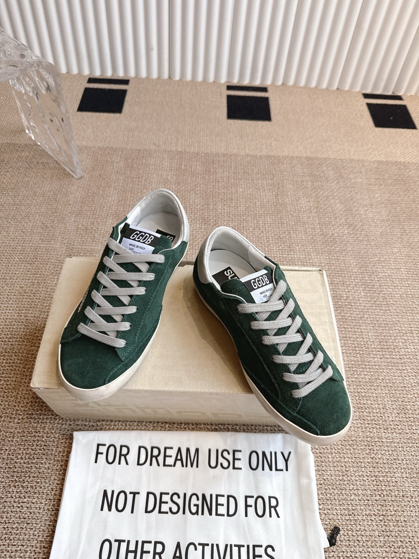 Golden Goose Distressed Leather Sneakers