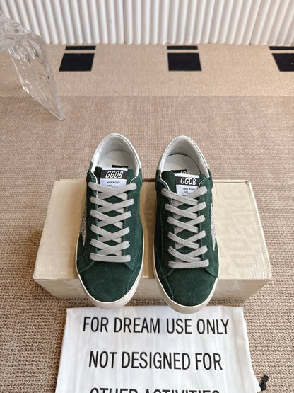 Golden Goose Distressed Leather Sneakers