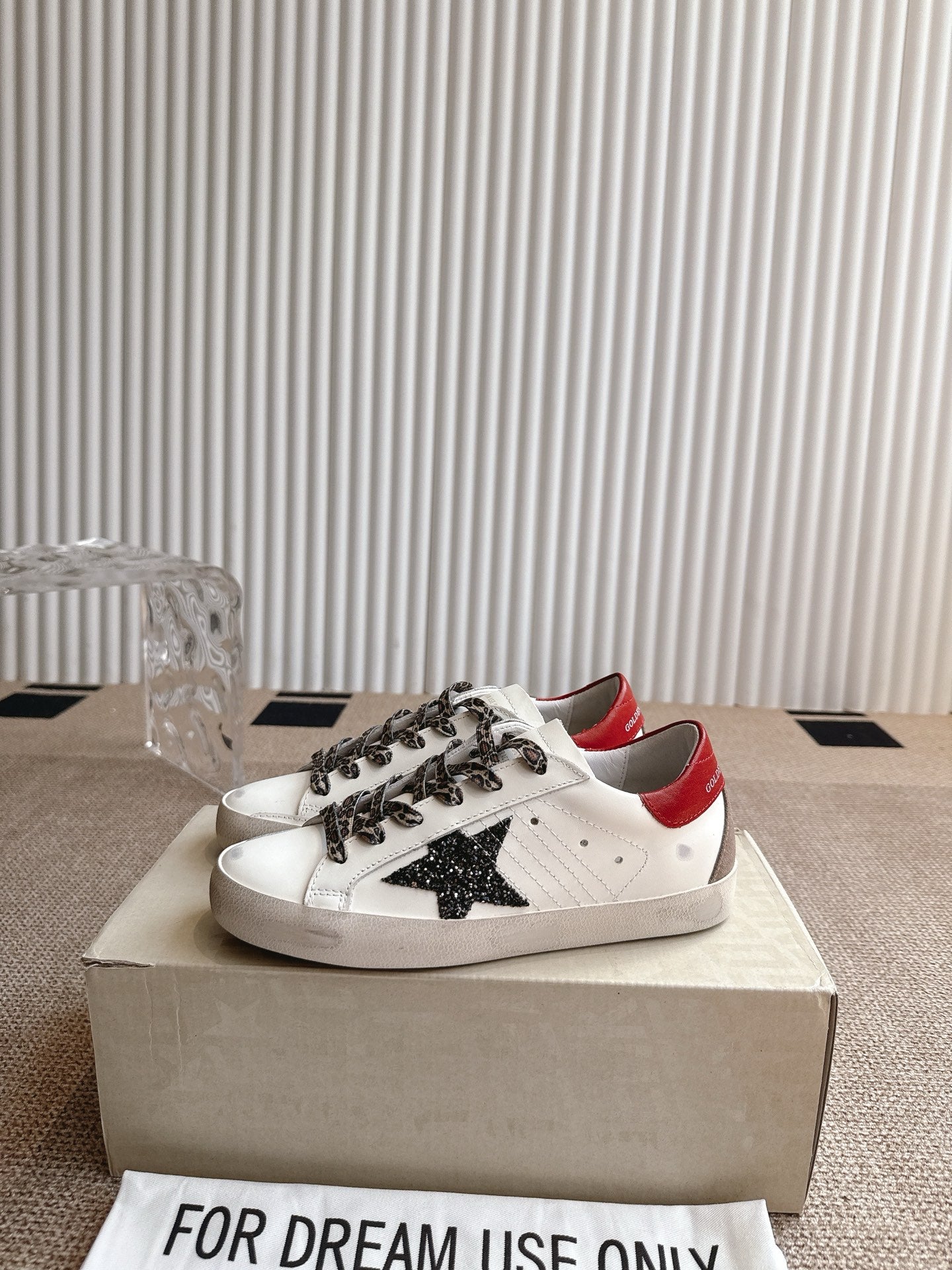 Golden Goose Distressed Leather Sneakers