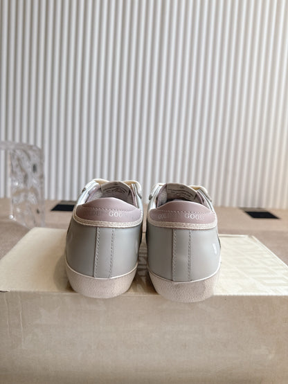Golden Goose Distressed Leather Sneakers