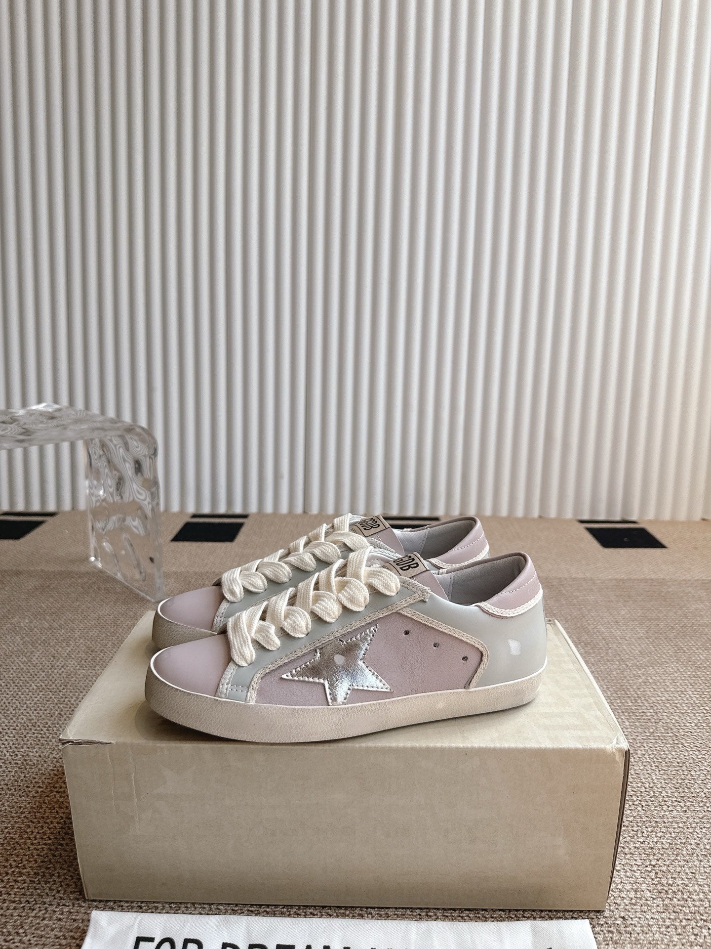 Golden Goose Distressed Leather Sneakers