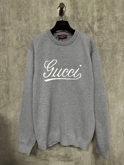 Gucci Intarsia Logo Wool Sweater