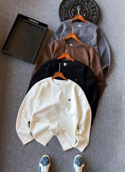 Moncler Luxury Air Cotton Crewneck Sweatshirt