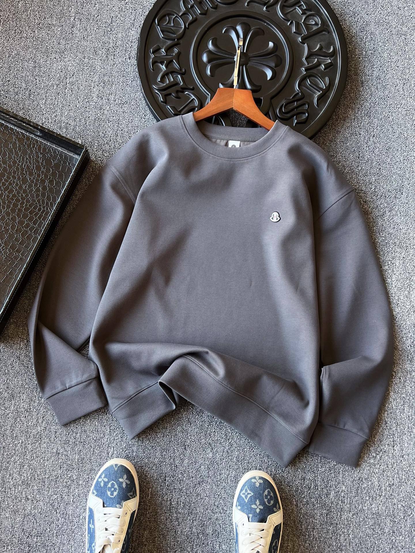 Moncler Luxury Air Cotton Crewneck Sweatshirt