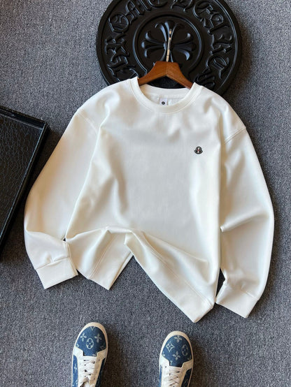 Moncler Luxury Air Cotton Crewneck Sweatshirt
