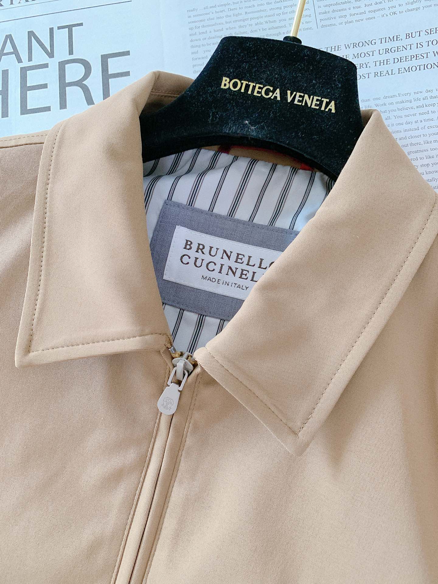 Brunello Cucinelli Minimalist Casual Lapel Jacket – 2025FW