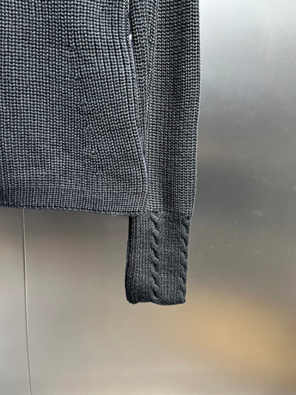 Moncler Lapel Patchwork Wool Down Jacket – 25FW