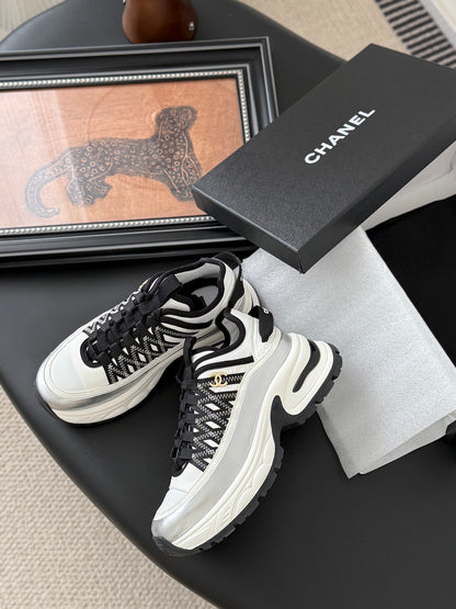 Chanel Color-Block Sneakers – 25C