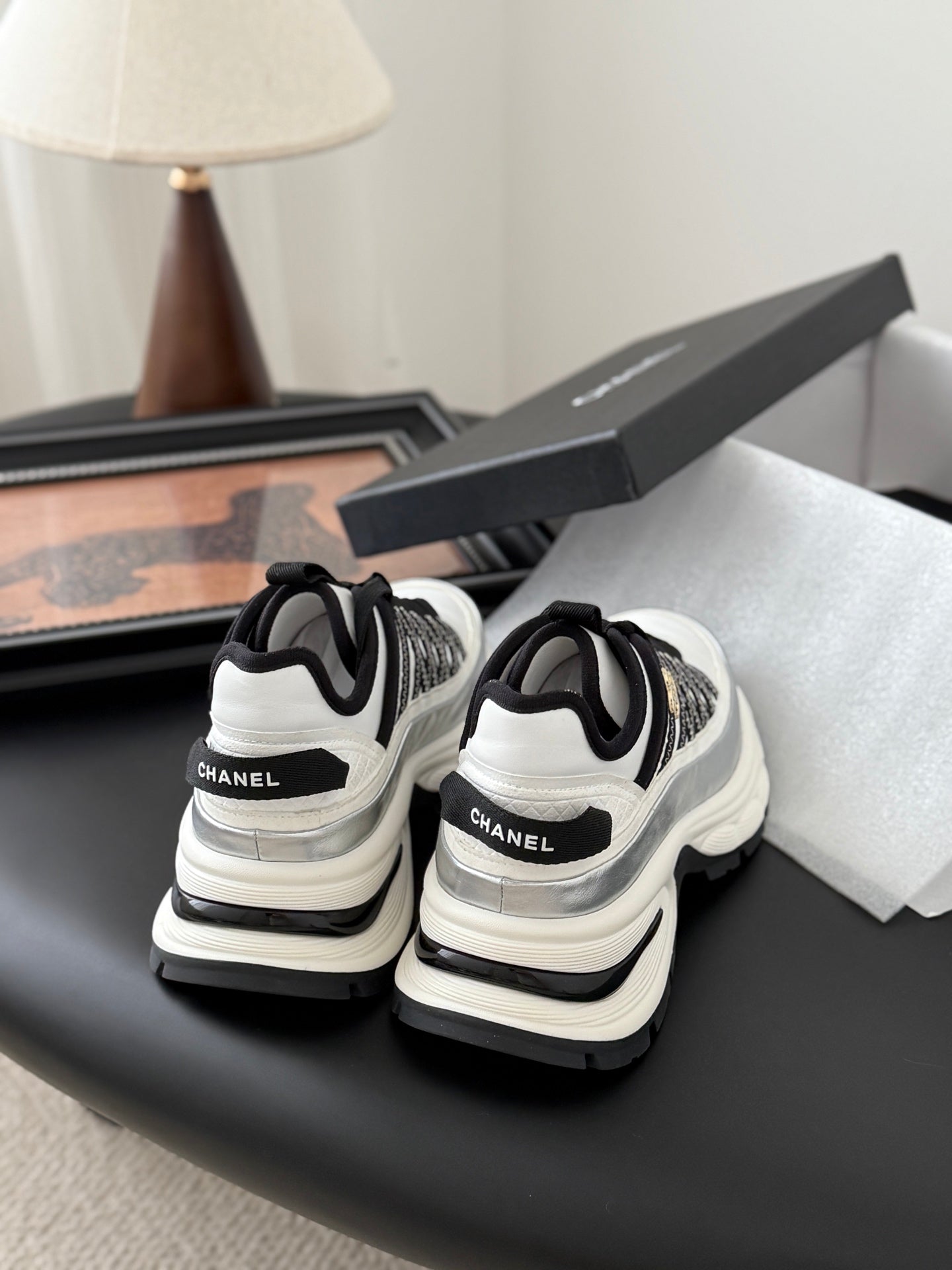 Chanel Color-Block Sneakers – 25C