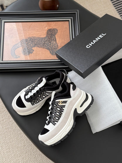 Chanel Color-Block Sneakers – 25C