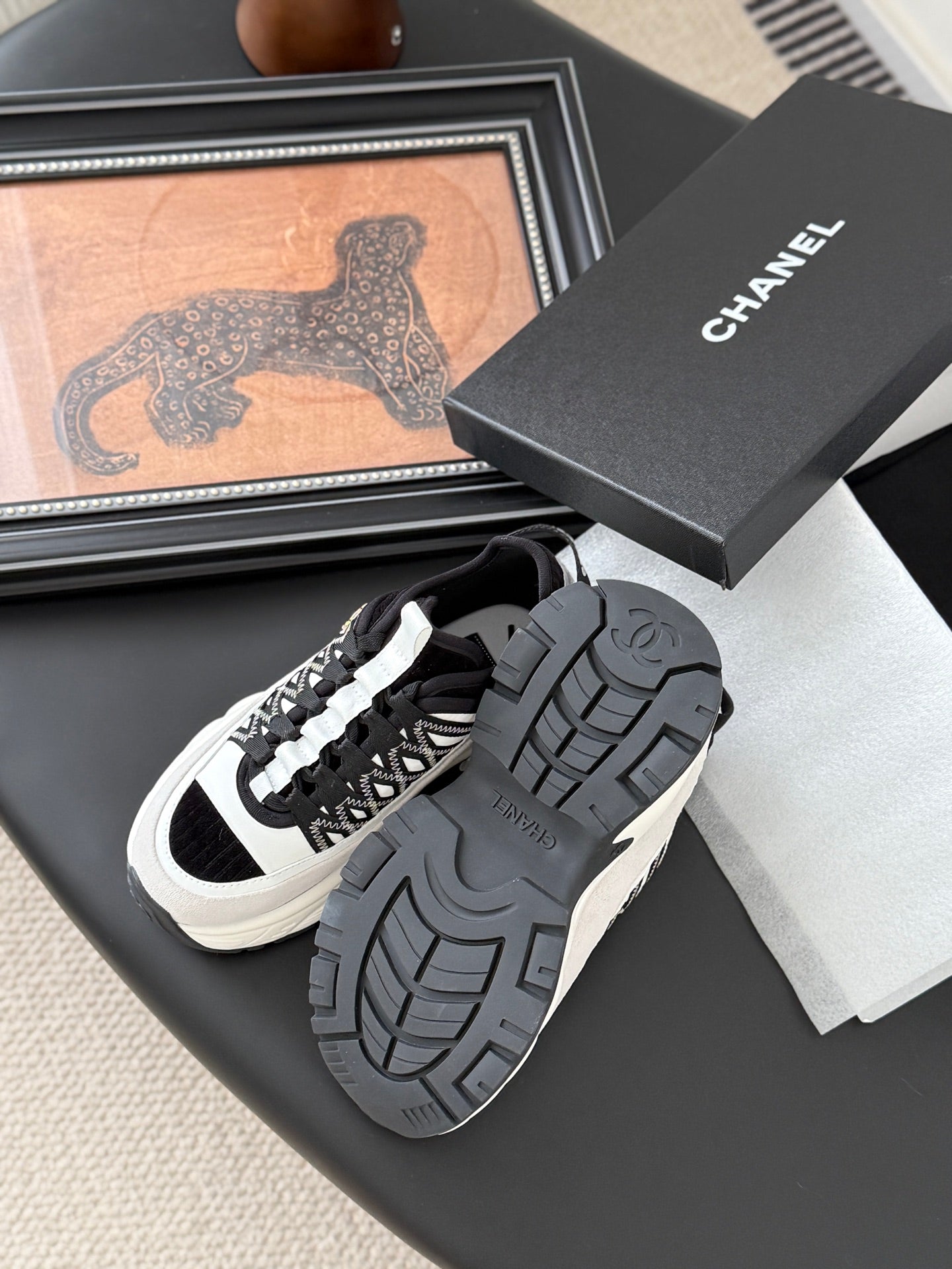 Chanel Color-Block Sneakers – 25C