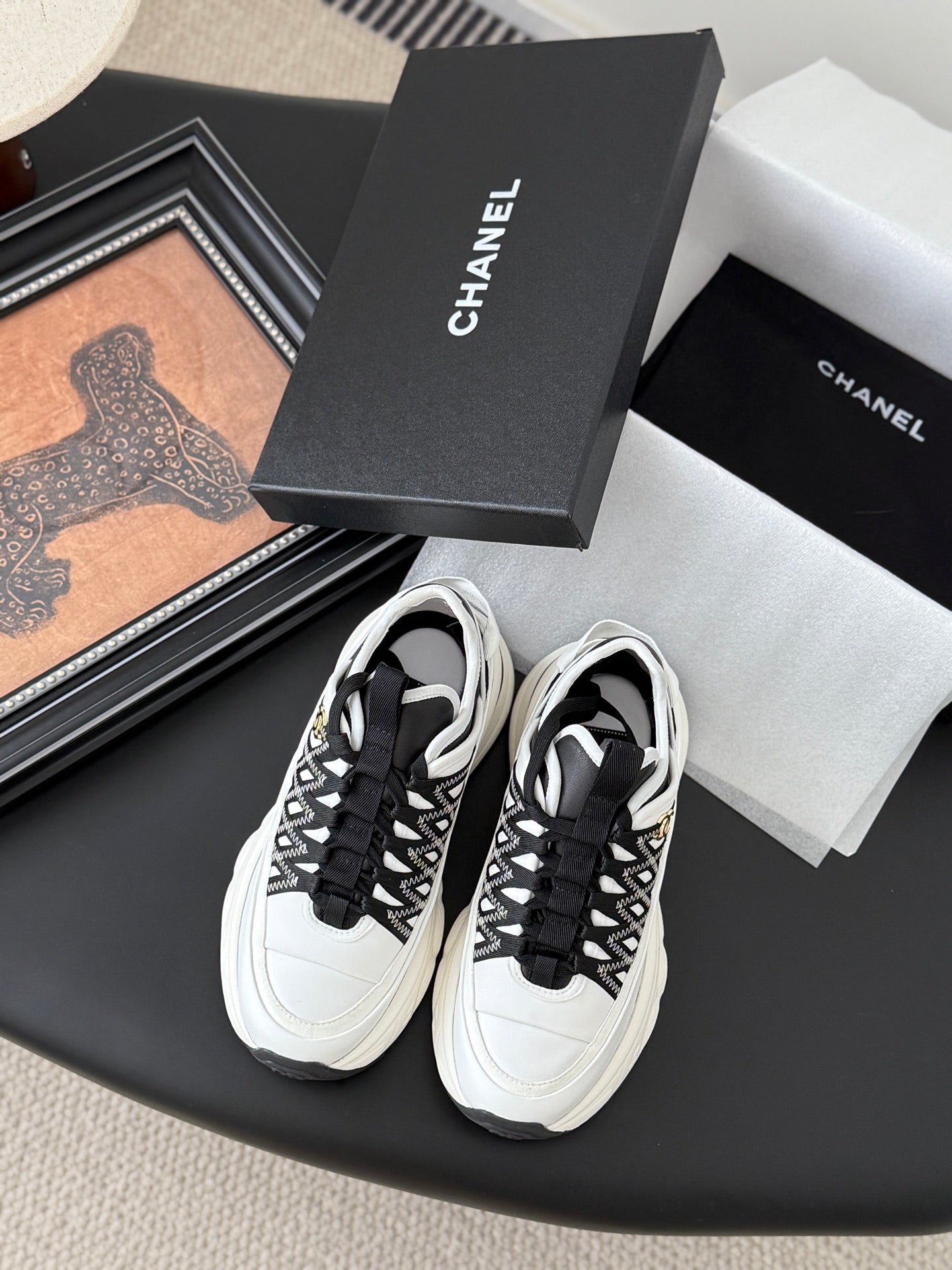 Chanel Color-Block Sneakers – 25C