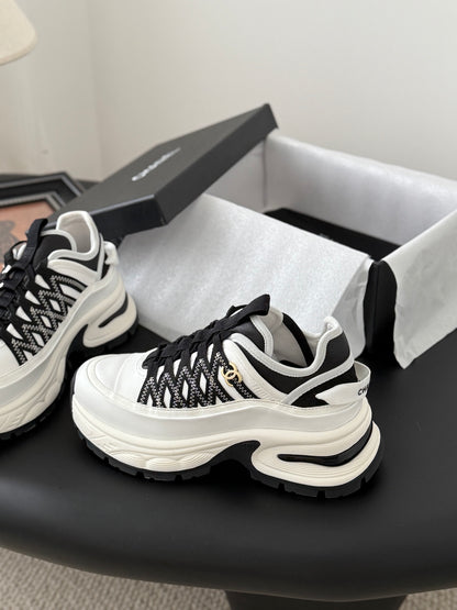 Chanel Color-Block Sneakers – 25C