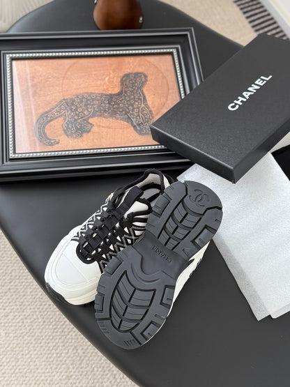 Chanel Color-Block Sneakers – 25C