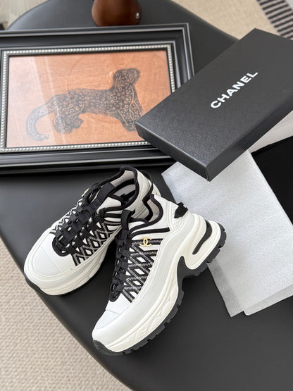 Chanel Color-Block Sneakers – 25C