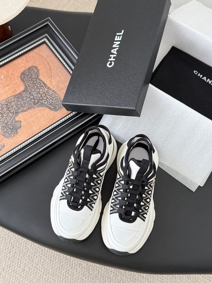 Chanel Color-Block Sneakers – 25C