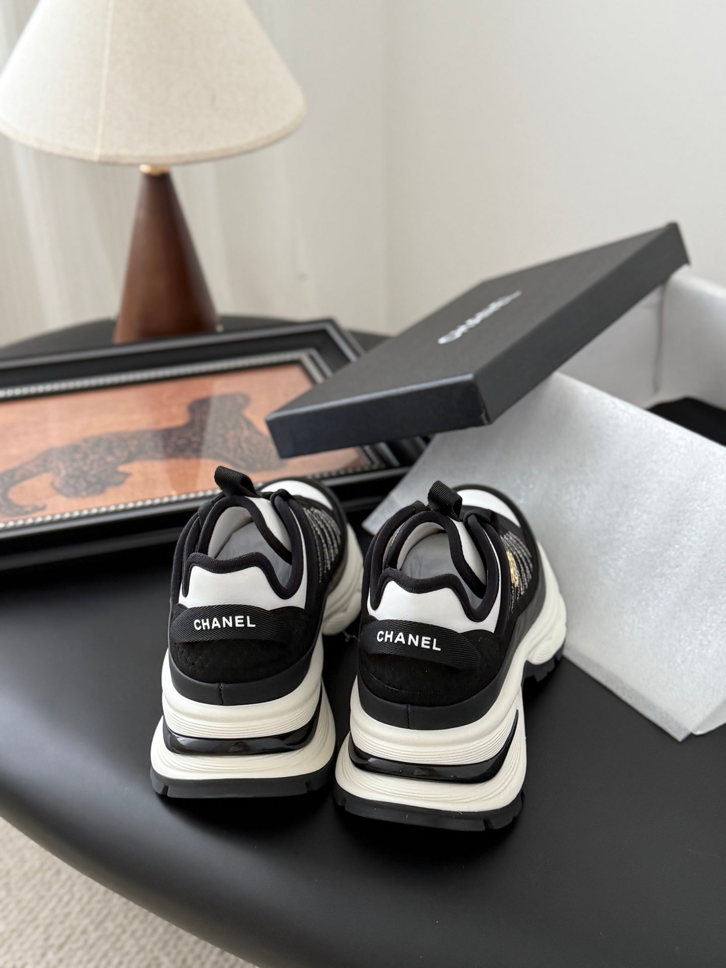 Chanel Color-Block Sneakers – 25C