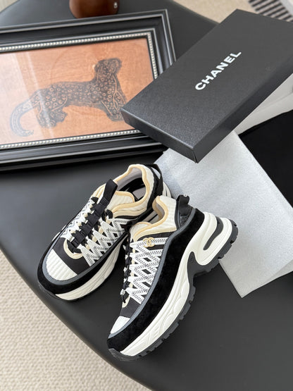 Chanel Color-Block Sneakers – 25C