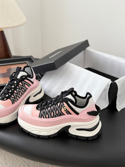 Chanel Color-Block Sneakers – 25C