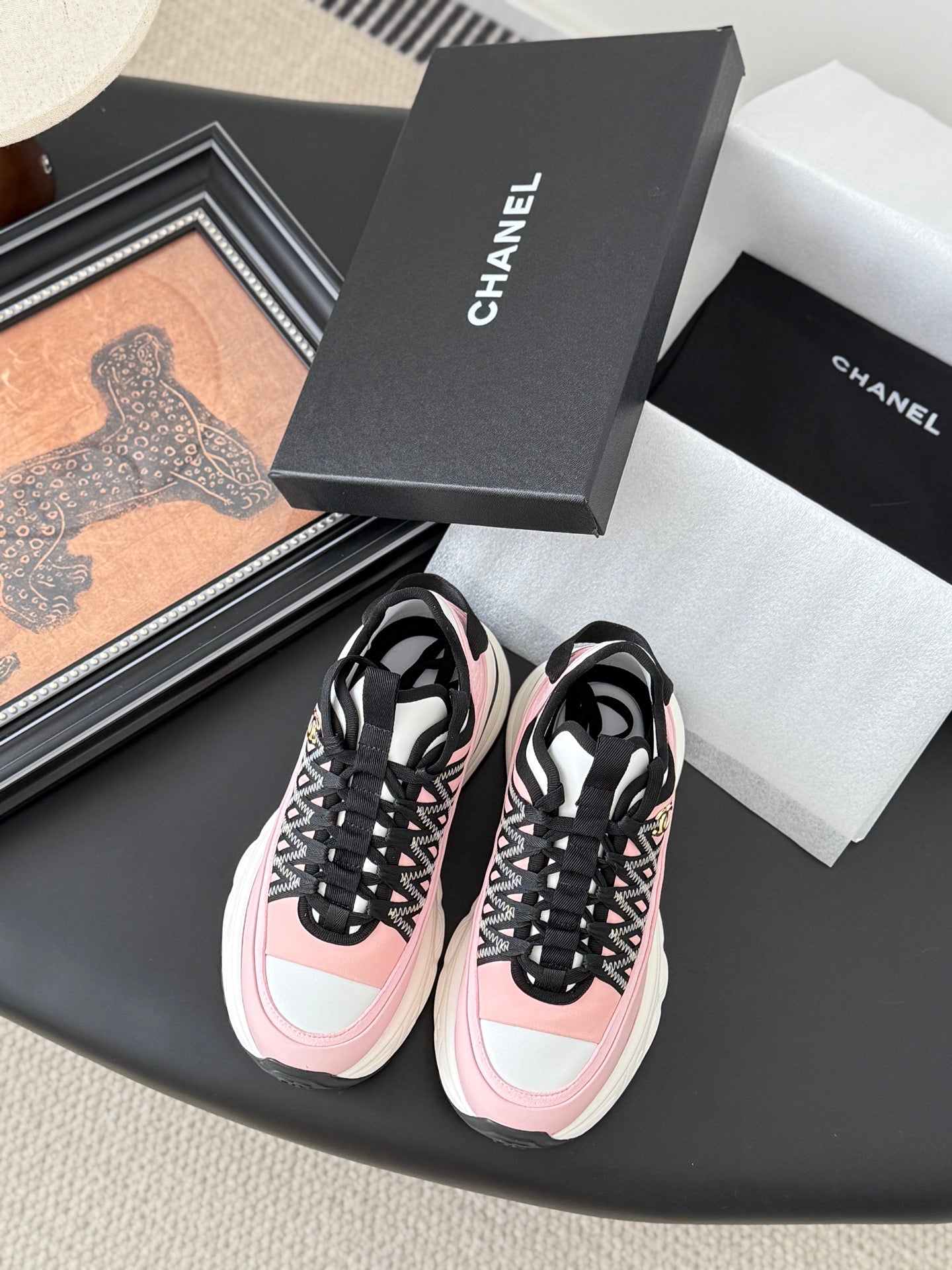 Chanel Color-Block Sneakers – 25C