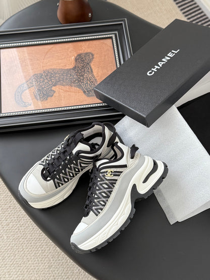 Chanel Color-Block Sneakers – 25C