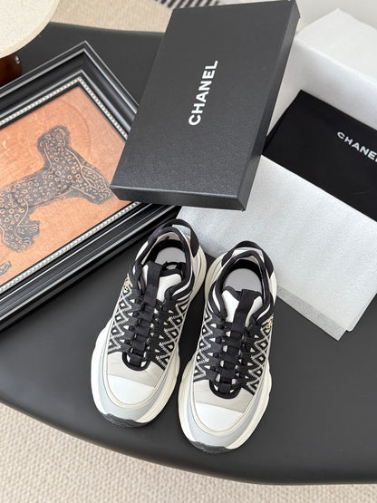 Chanel Color-Block Sneakers – 25C