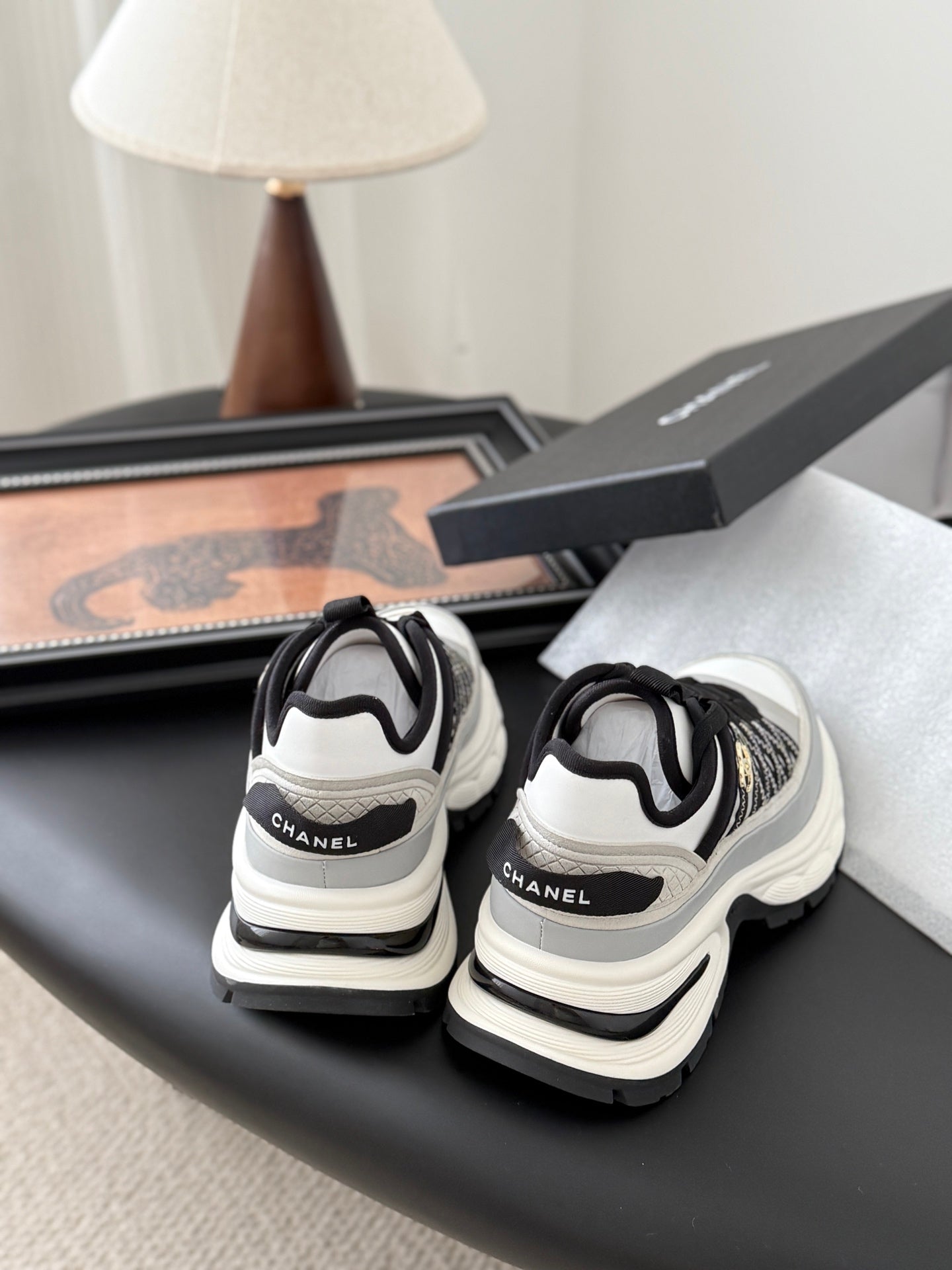 Chanel Color-Block Sneakers – 25C