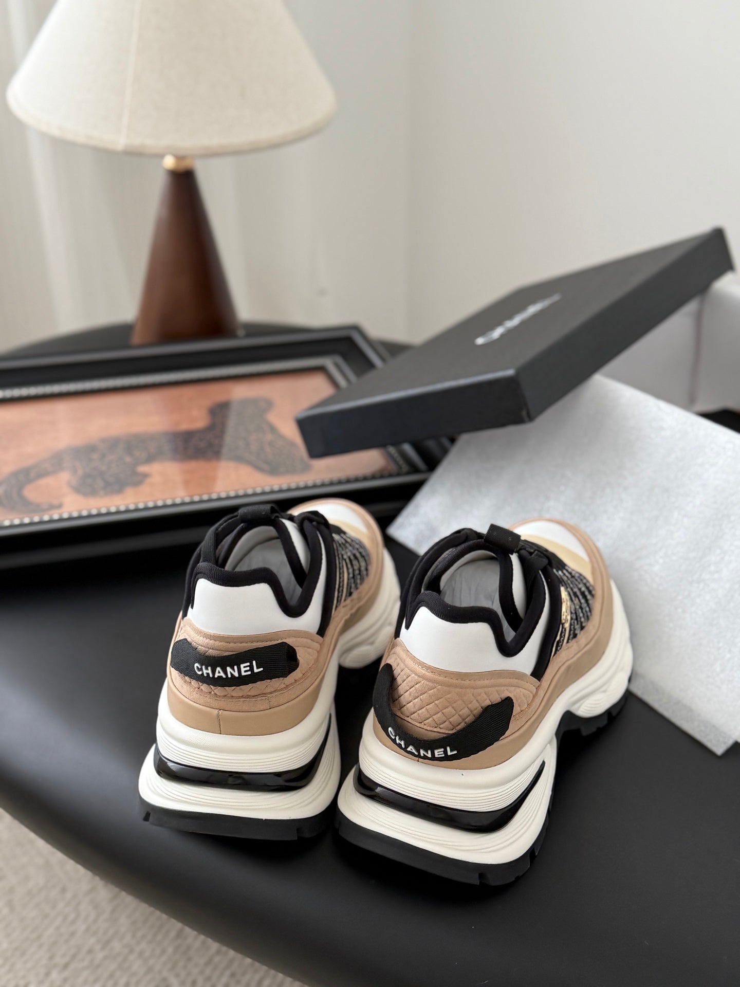 Chanel Color-Block Sneakers – 25C