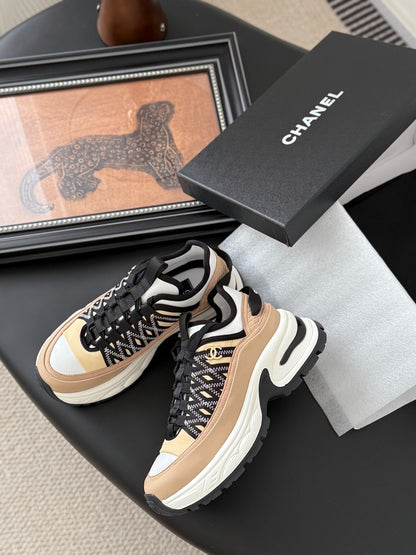 Chanel Color-Block Sneakers – 25C