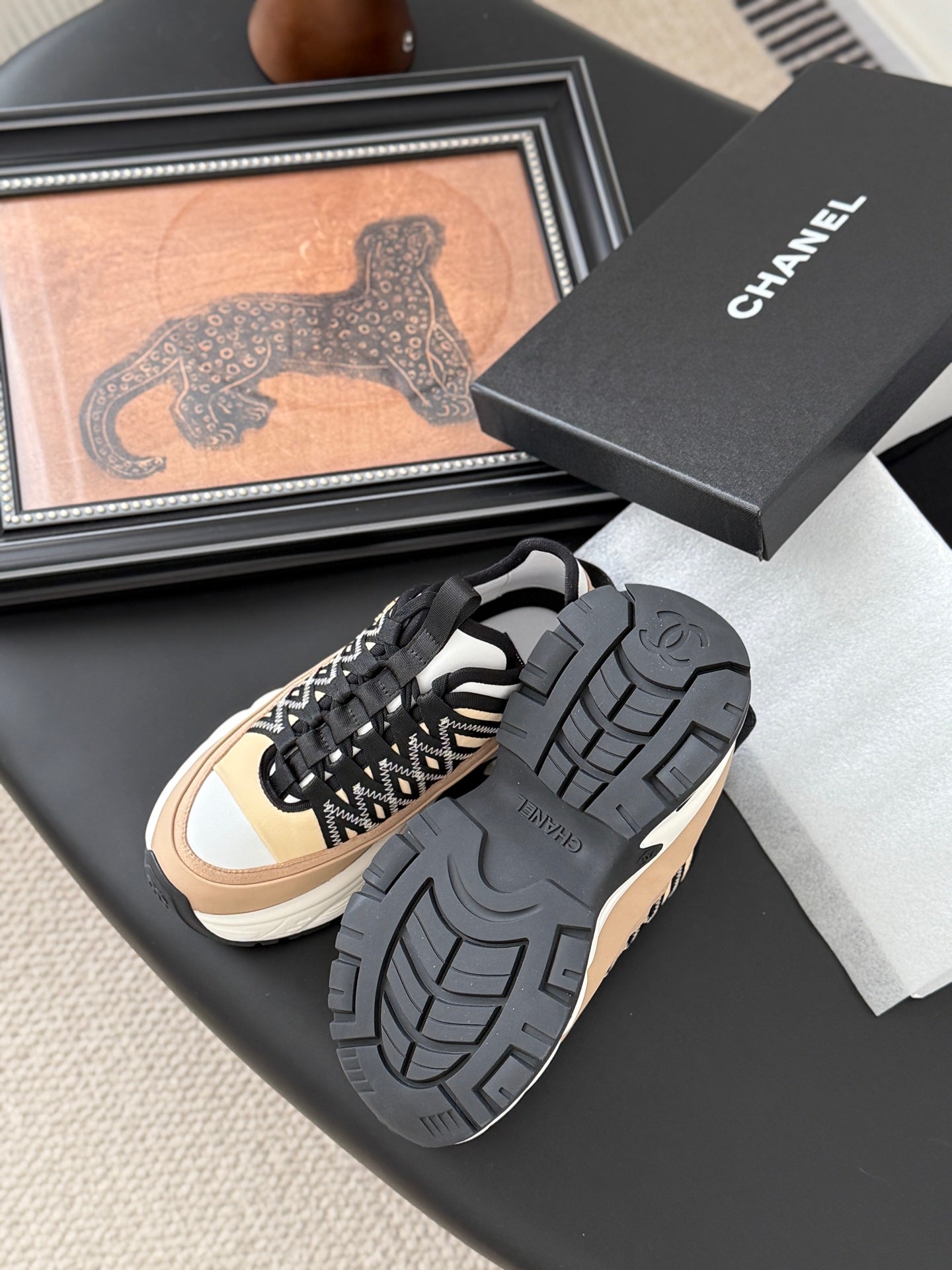 Chanel Color-Block Sneakers – 25C