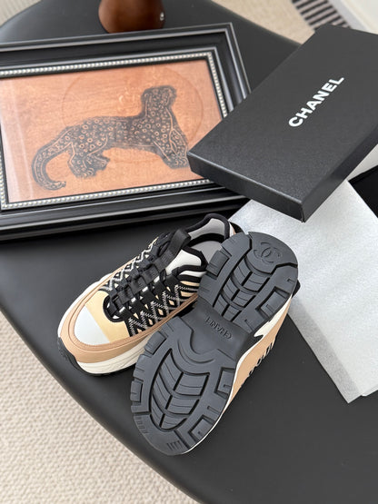 Chanel Color-Block Sneakers – 25C