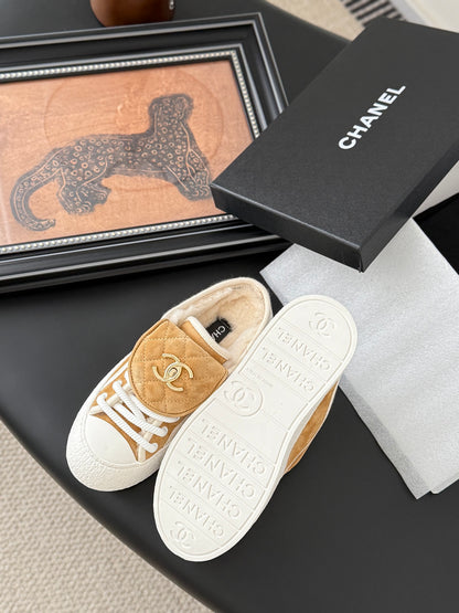 Chanel Classic Satchel Buckle Flats