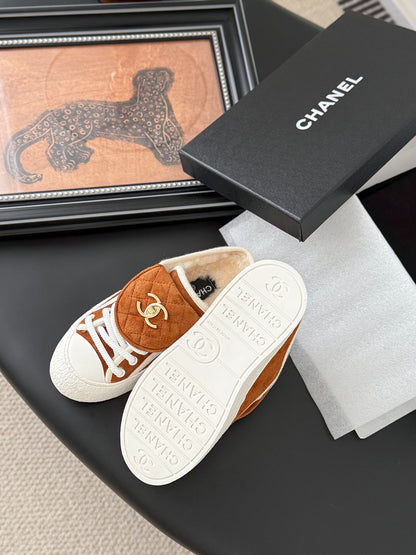 Chanel Classic Satchel Buckle Flats