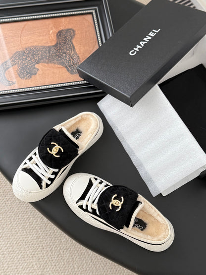 Chanel Classic Satchel Buckle Flats