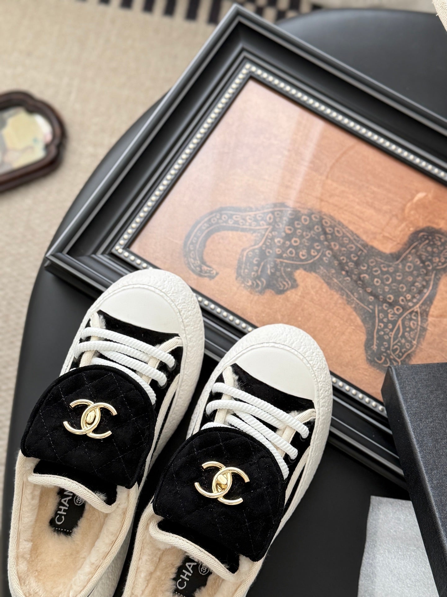 Chanel Classic Satchel Buckle Flats
