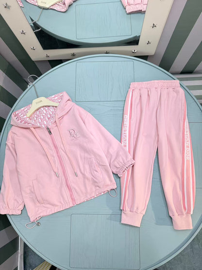 Dior Kids Reversible Windbreaker & Sweatshirt Set – Kids Collection – 25SS