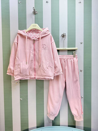 Dior Kids Reversible Windbreaker & Sweatshirt Set – Kids Collection – 25SS