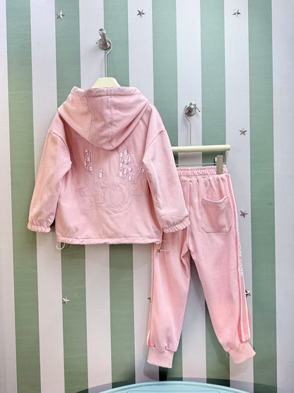 Dior Kids Reversible Windbreaker & Sweatshirt Set – Kids Collection – 25SS