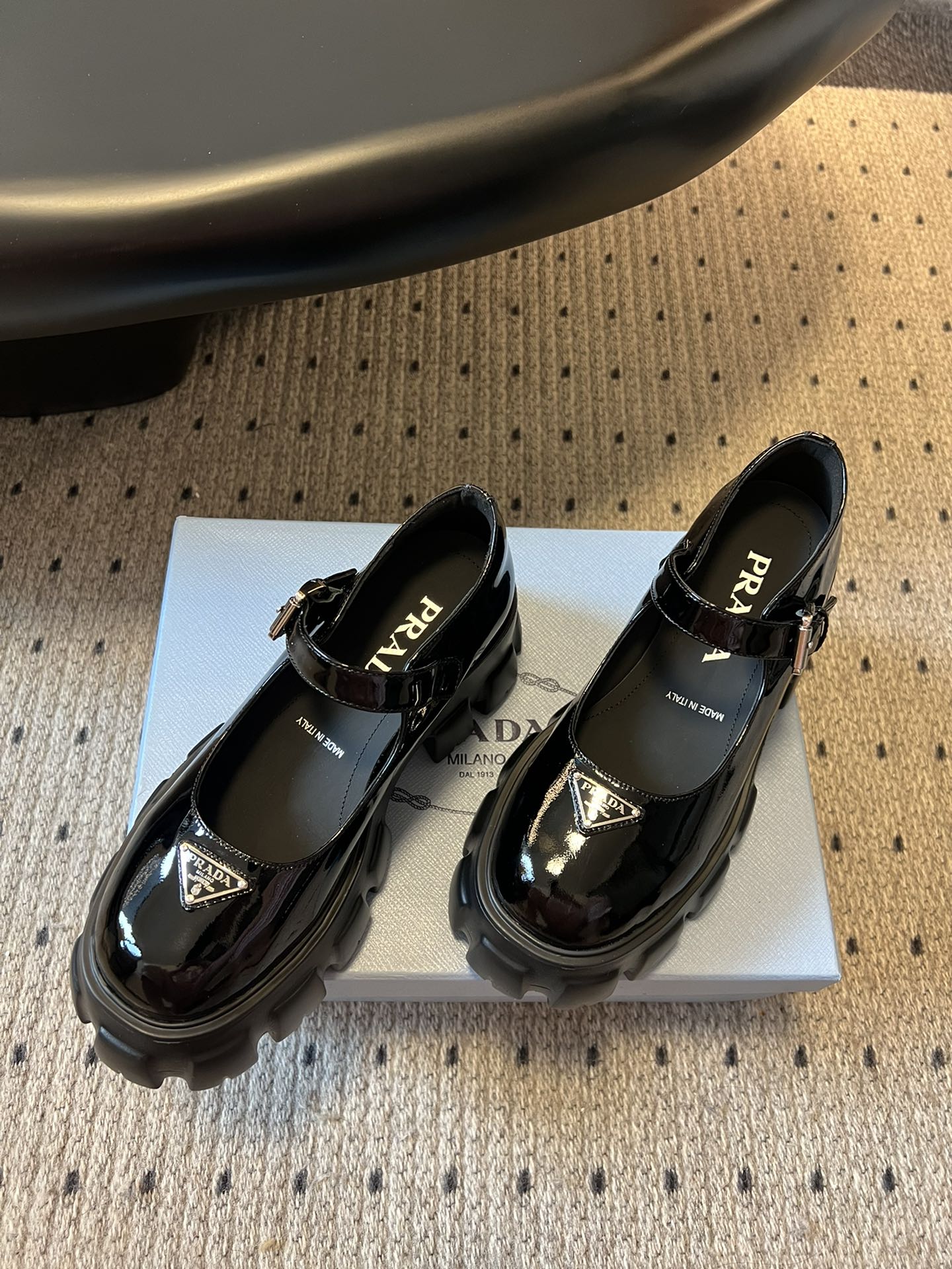 Prada Thick-Soled Mary Jane Shoes – 25SS